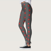 Leggings citations d'amour scellées d'un baiser (Gauche)
