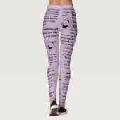 Leggings Citations drôles - customisez-le - yoga (Dos)