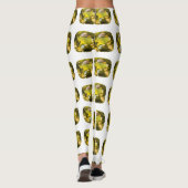 Leggings Citrine Gemstone Jaune (Dos)