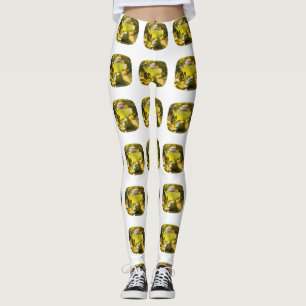 Leggings Citrine Gemstone Jaune