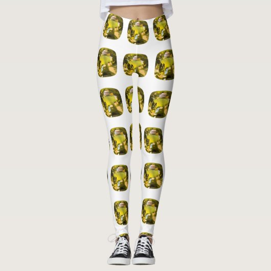 Leggings Citrine Gemstone Jaune (Devant)