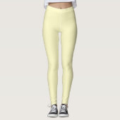 Leggings Citron Chiffon couleur solide Personnaliser (Devant)