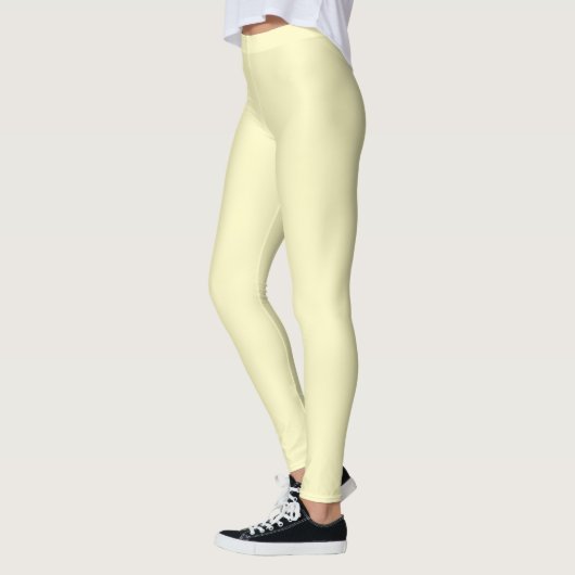 Leggings Citron Chiffon couleur solide Personnaliser (Gauche)
