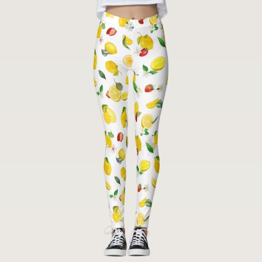 Leggings Citron & Fraise 2 (Devant)