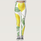 Leggings Citron intéressant (Devant)