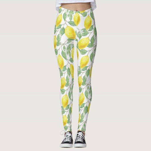 Leggings Citron jaune (Devant)