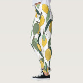 Leggings Citron Tropical : Vintage clair sans joint (Gauche)