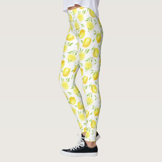 Leggings Citrons et feuilles (Gauche)