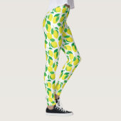 Leggings Citrons et motifs feuille (Droite)