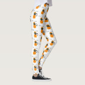 Leggings Citrouille, Chat noir & Eyeballs, Motif d'Hallowee (Droite)