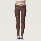Leggings Citrouille d'automne (Devant)