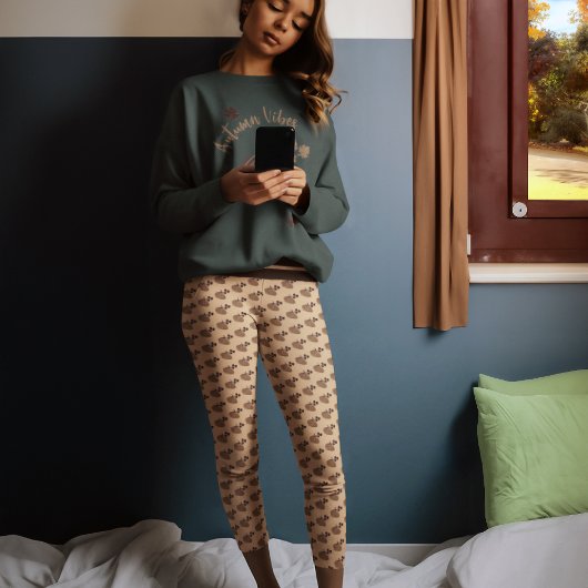 Leggings Citrouille d'automne