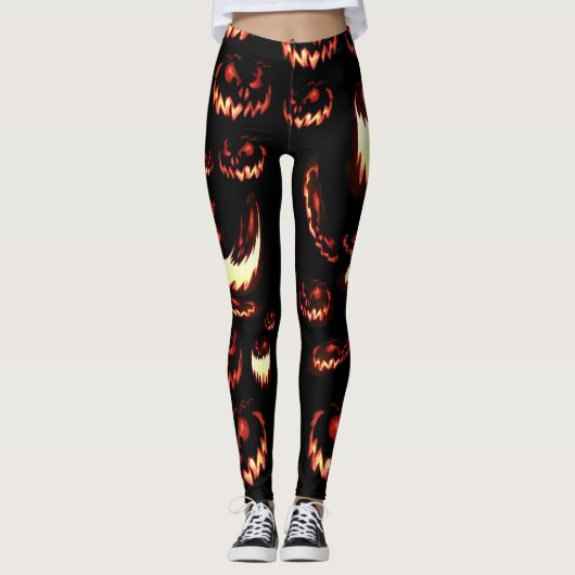 Leggings Citrouille Jacks x (Devant)
