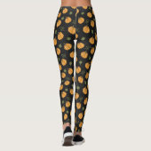 Leggings Citrouille mignon Halloween Noir (Dos)