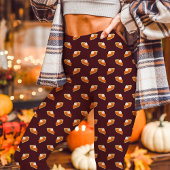 Leggings Citrouille Pie Fall Thanksgiving Bourgogne