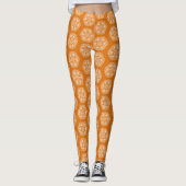 Leggings Citrouille Pie Mandala (Devant)
