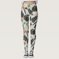 Citrouille sans soudure carotte motif noir et blan