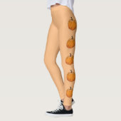 Leggings Citrouilles de dessin animé orange (Gauche)