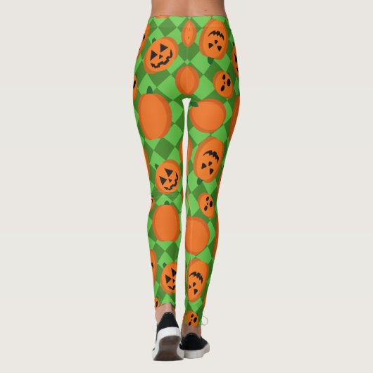 Leggings Citrouilles d'Halloween (Dos)