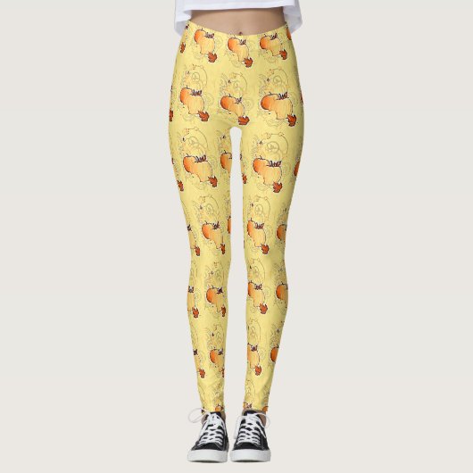 Leggings Citrouilles funky (Devant)