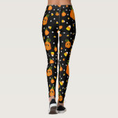 Leggings Citrouilles Whimsical & Candy Corn Fun Halloween (Dos)