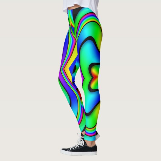 Leggings Clair & Wild Rainbow Hué Abstrait (Gauche)