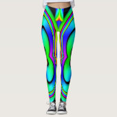 Leggings Clair & Wild Rainbow Hué Abstrait (Devant)
