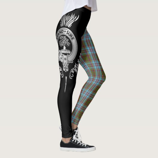 Leggings Clan Anderson Crest & Tartan (Droite)