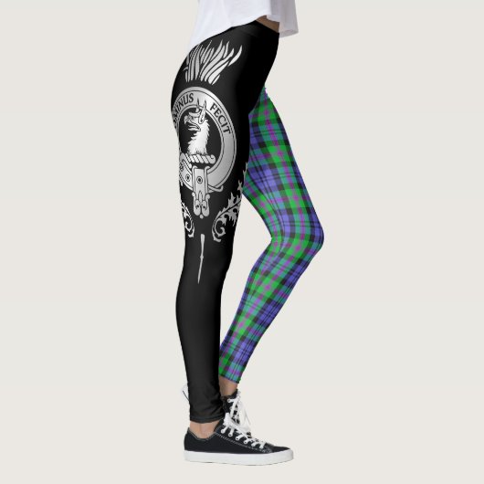 Leggings Clan Baird Crest & Tartan (Droite)