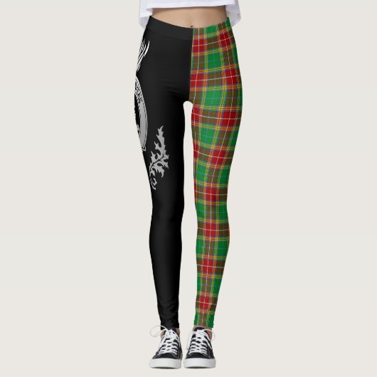 Leggings Clan Baxter Crest et Tartan (Devant)