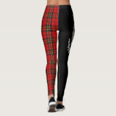 Leggings Clan Brodie Crest & Tartan (Dos)