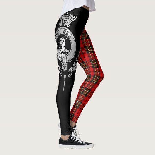 Leggings Clan Brodie Crest & Tartan (Droite)