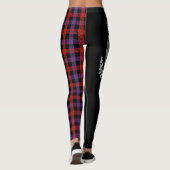 Leggings Clan Brown Crest & Tartan (Dos)