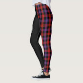 Leggings Clan Brown Crest & Tartan (Gauche)