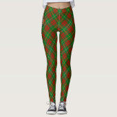 Leggings Clan Bruce Crest sur la chasse Tartan (Devant)