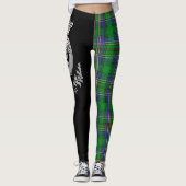 Leggings Clan Cockburn Crest & Tartan (Devant)