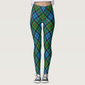 Leggings Clan Colquhoun Crest sur Tartan (Devant)