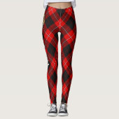 Leggings Clan Cunningham Crest sur Tartan (Devant)