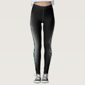 Leggings Clan d'acier écossais MacLeod de Harris Tartan Swo (Devant)