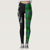 Leggings Clan Davidson Crest & Tartan (Devant)