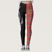 Leggings Clan Donnachaidh | Robertson Crest & Tartan (Devant)