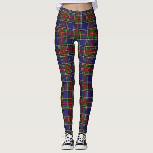 Leggings Clan écossais MacBeth Tartan (Devant)