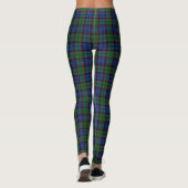 Leggings Clan écossais tartan bleu et vert de Fletcher (Dos)