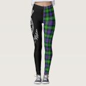 Leggings Clan Farquharson Crest & Tartan (Devant)