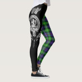 Leggings Clan Farquharson Crest & Tartan (Droite)