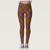 Leggings Clan Forrester Crest sur Tartan (Devant)
