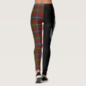 Leggings Clan Forrester Crest & Tartan (Dos)