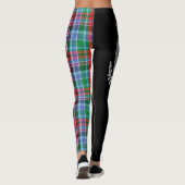 Leggings Clan Gordon Crest et Red Tartan (Dos)
