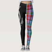 Leggings Clan Gordon Crest et Red Tartan (Devant)