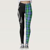 Leggings Clan Gordon Crest & Tartan (Devant)